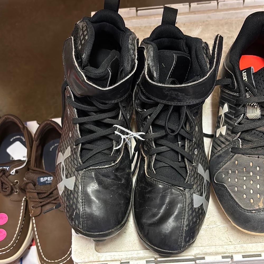 Under Armour Kids Black Baseball Cleats